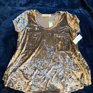 Carlene Velvet Knit Top